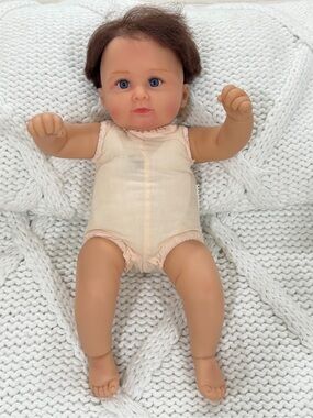 Ping Lau ADG Weighed Reborn Baby Doll Blue Eyes 17 In